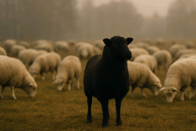 Warum das schwarze Schaf oft krank wird – und wie du wieder in deine Kraft kommst